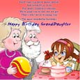 Grand Daughter Birthday Wishes Card