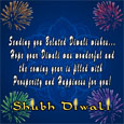 Belated Diwali Wishes card