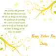 Father's Day Poem Card
