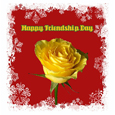 Happy Friendship Rose Card