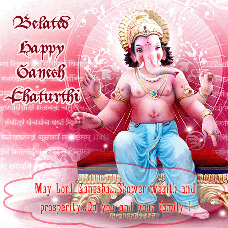 Belated Wishes Ganesh Card