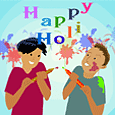 Grand Holi Celebration Card