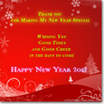 New Year Thank You Greetings