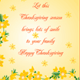 Thanksgiving Family Cards