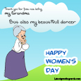 Happy Women's Day Grandma cards