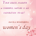 Inspirational Womens day wishes Cards